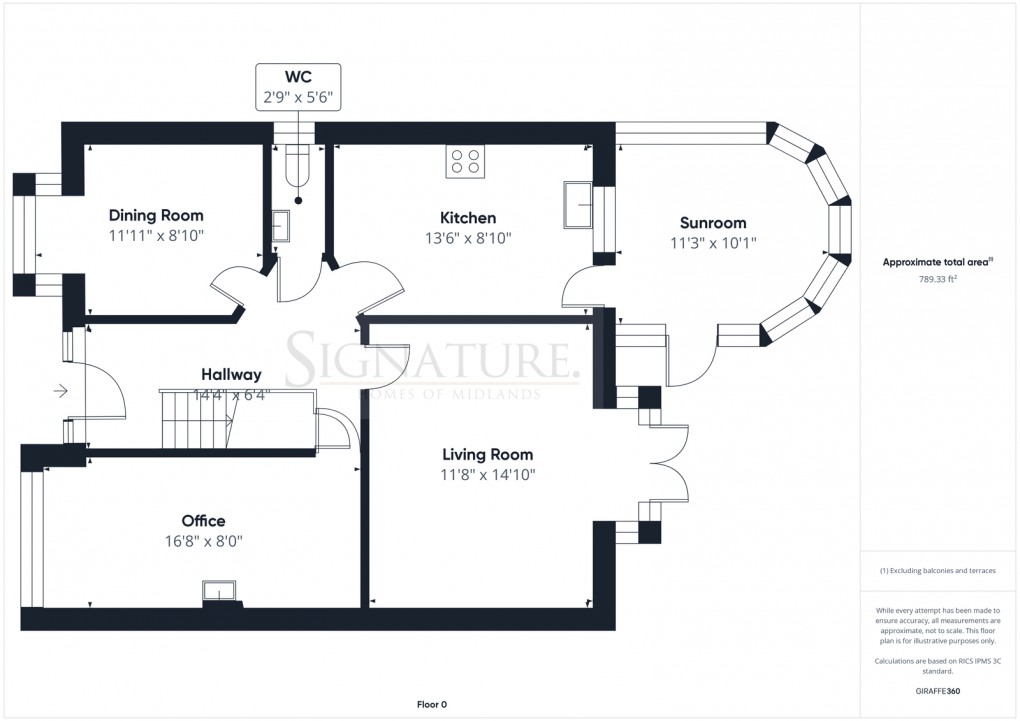 Floorplan for Rawings Court, Oadby Grange