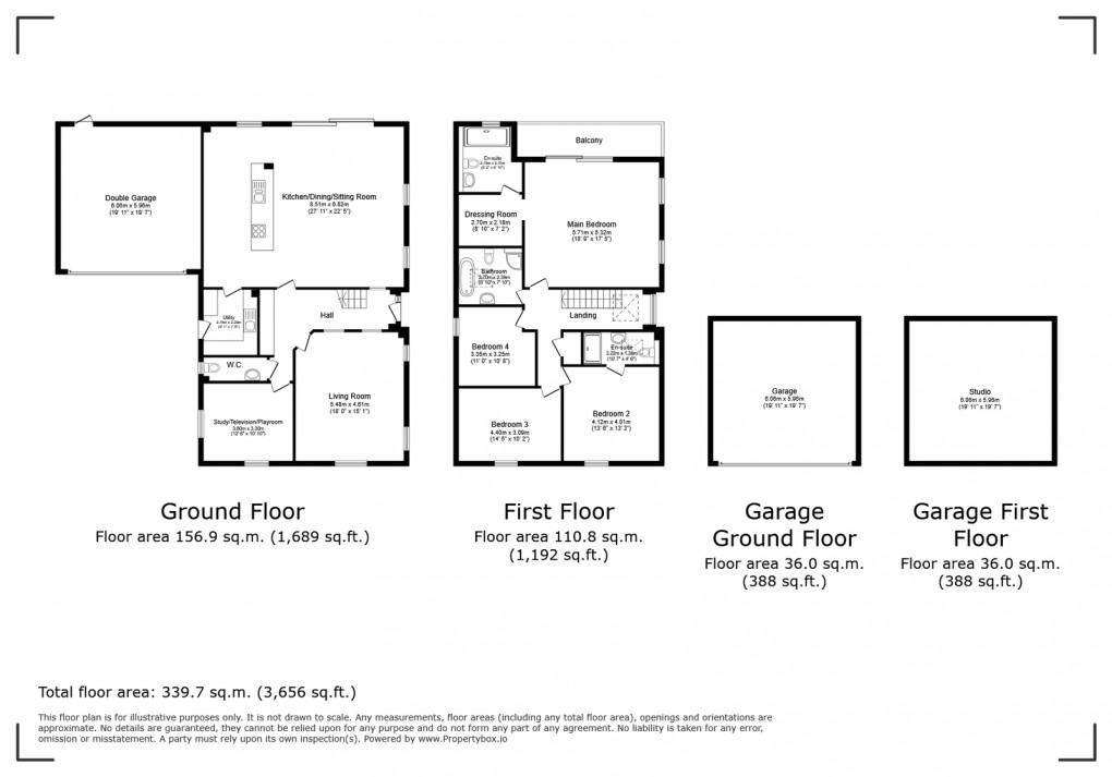 Floorplan for The Barns at Church Lane