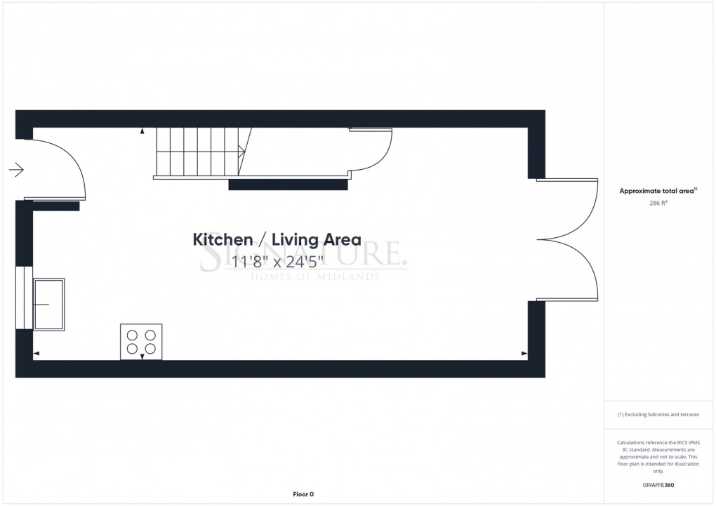 Floorplan for Eden Gardens, Thurcaston Park