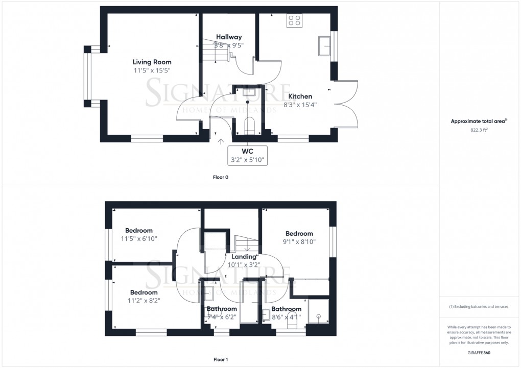 Floorplan for Gardiner View, Oadby