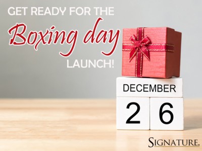 THE BOXING DAY LAUNCH